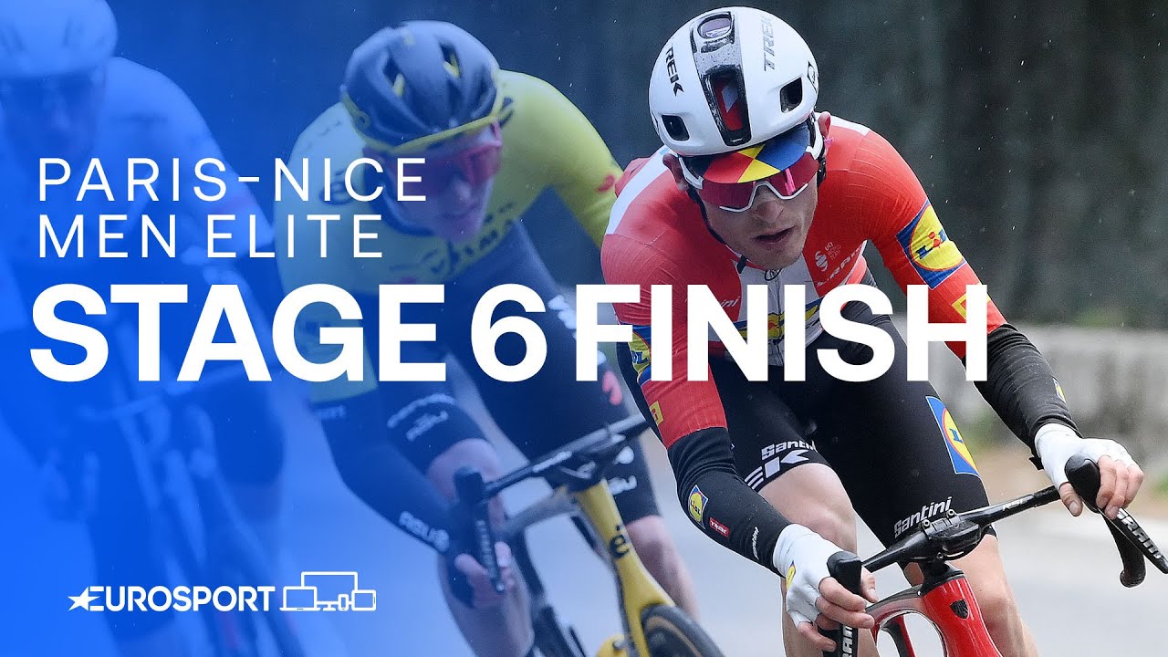 HARD-FOUGHT WIN! 💪 | Stage 6 Finish Paris-Nice 2024 | Eurosport Cycling