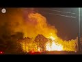 Video shows fire consume trees in Gulf Park Estates