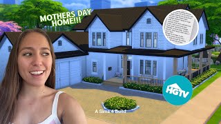 Building my mom's DREAM home | Sims 4 Build | No CC