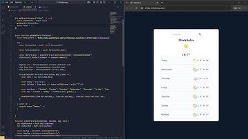ASMR Programming - Weather App - No Talking