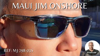 MAUI JIM ONSHORE SUNGLASSES| Polarized lightweight REF: MJ B798-03S