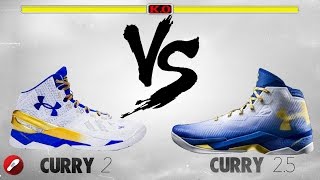 Under Armour Curry 2 vs Under Armour Curry 2.5!