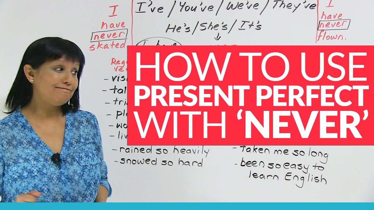 English Grammar: Using PRESENT PERFECT Tense with 'NEVER'