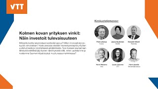 Kolmen kovan yrityksen vinkit: Näin investoit tulevaisuuteen