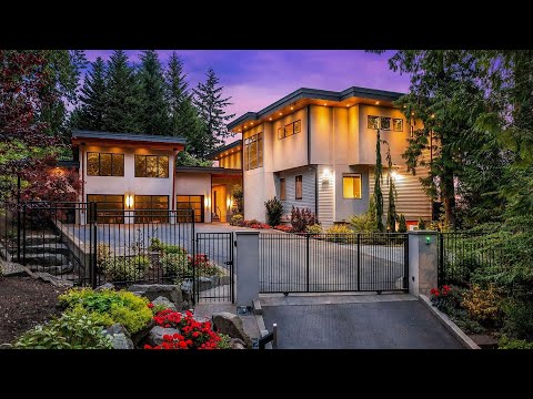 Video: O locuință luxoasă expusă de casa contemporană în Bellevue, Washington