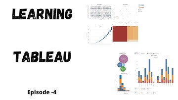 EPISODE - 4 | Learning Tableau | Data Visualisation | A.I.M Learning | Data Science