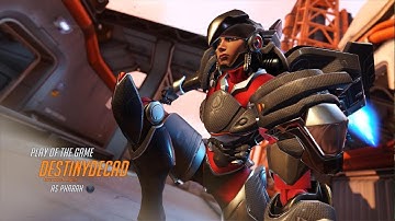 Overwatch 2 | Play of the Game | Pharah Strikes From the Skies in Watchpoint Gibraltar