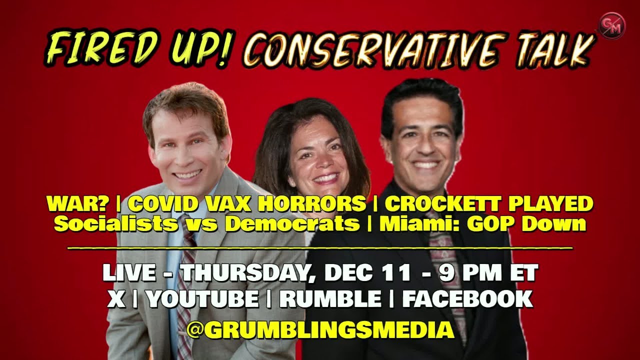 Fired Up LIVE: Bold Conservative Talk – Thursdays 9 PM ET