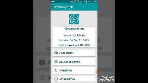 ⚙️ Google Play Store &Google Play Services Info ⚙️ 👍  How To Update Google Play Services | 2018