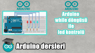 Arduino while döngüsü ile polis çakarı ( ARDUİNO DERSLERİ #19 )