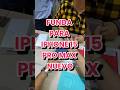 Unos tíos llegaron a #FundasPayBall aprovechando que habían comprado un #iPhone 15 Pro Max