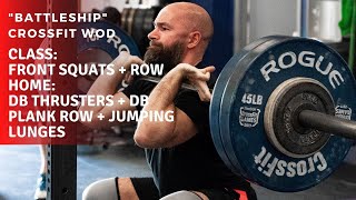 Battleship" Crossfit Wod | Comptrain Home Gym & Class Workouts | Front Squats - Youtube