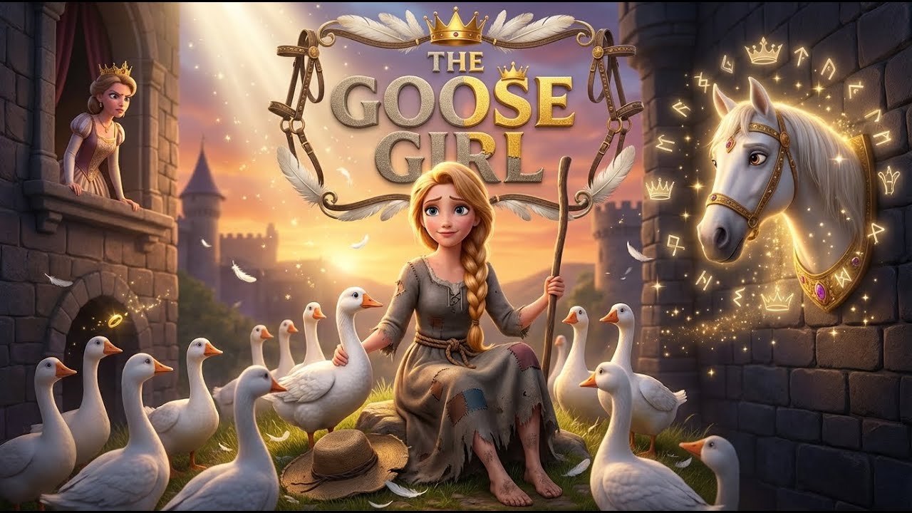 The Goose Girl |Animated Fairy Tale | Bed Time Story