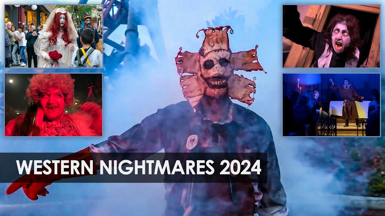Halloween in Attractiepark Slagharen: Western Nightmares 2024 (scare zones & walkthroughs)