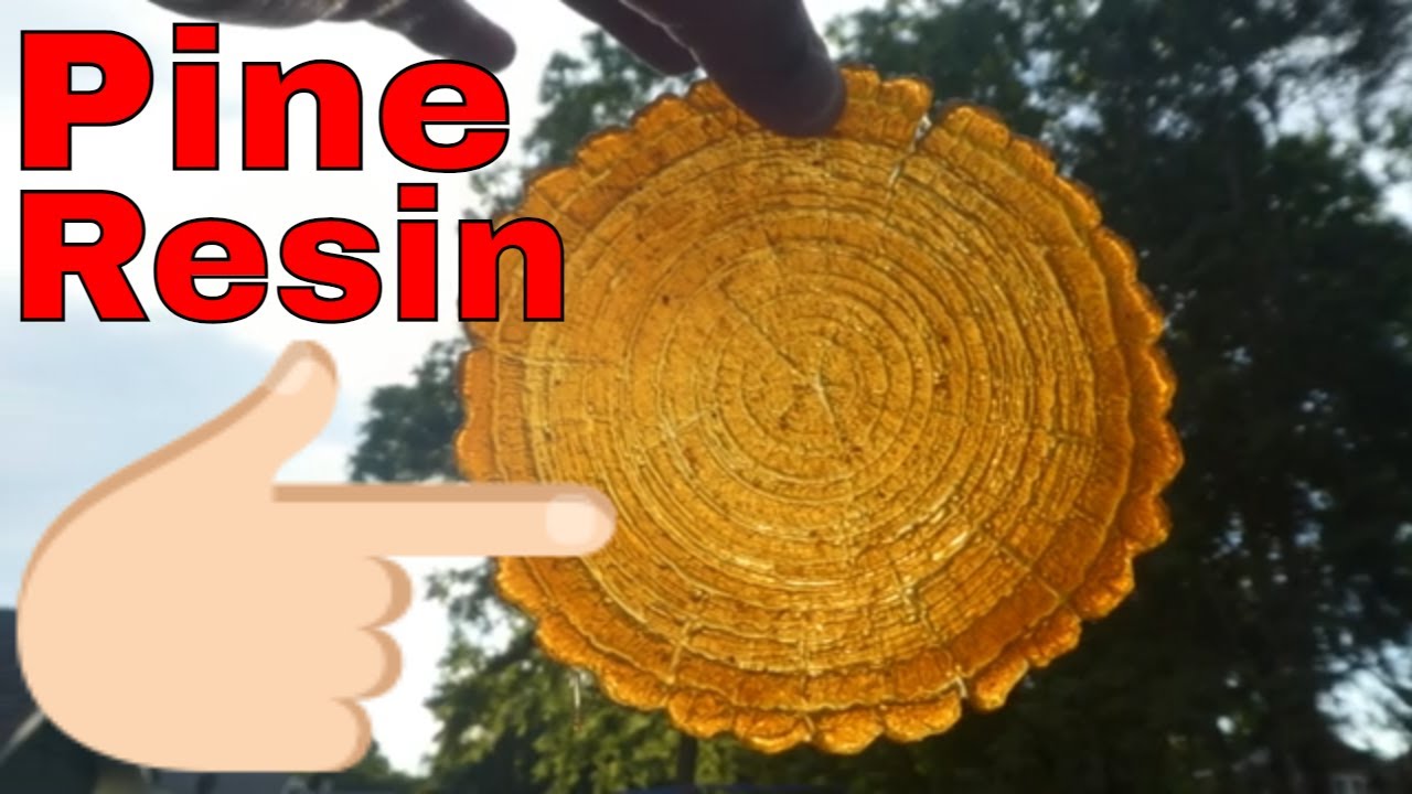 Melting Pine Resin Into Epoxy resin Molds 