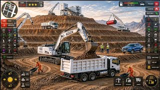 👷🏻Heavy Excavator Road Construction Simulator 🚧 - City JCB Games 2026 - Android Gameplay #part 1