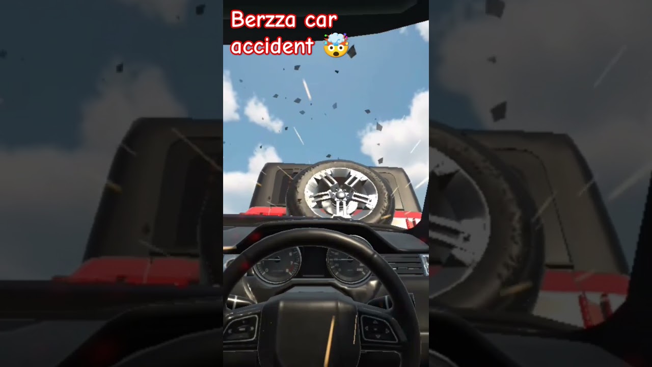 Brezza car accident 🤕 in Thar car 🤯