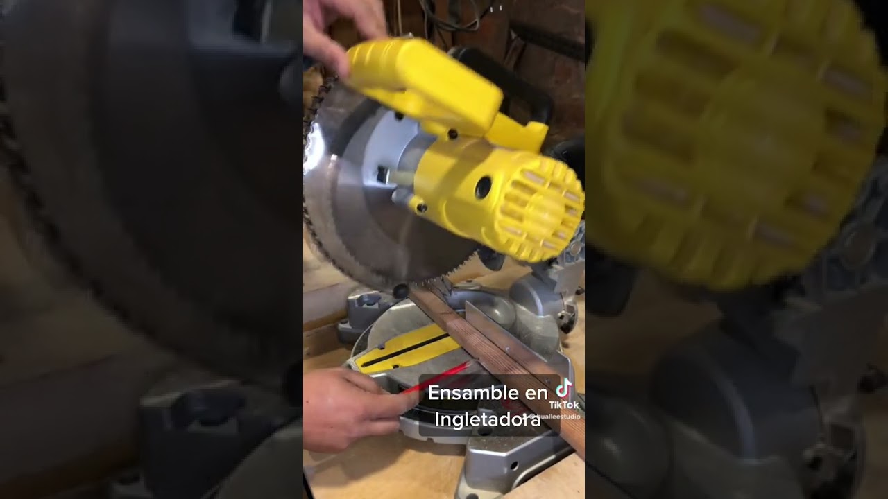 Ensamble con sierra ingletadora