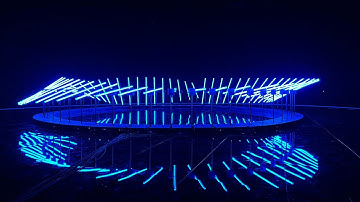 Kinetic Interactive LED Infinite Rotating Pixel Mapping Tube Bar Light | Flux Art with DMX ArtNet