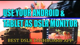 Use your Android phone & Tablet  as DSLR Monitor ||  DSLR Dashboard UPDATED 2023   (Tagalog Eng Sub) screenshot 5