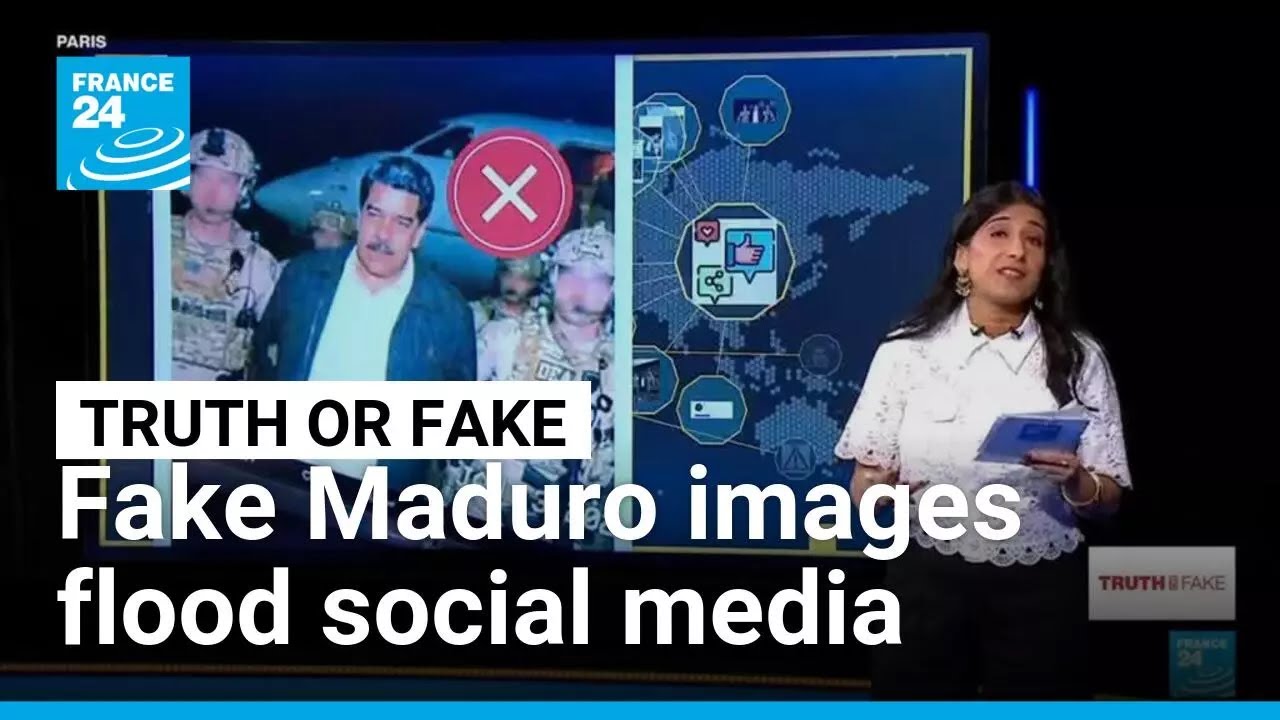 AI photos fuel fake news about Nicolas Maduro’s capture • FRANCE 24 English
