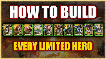 How to Build Every Limited Exclusive Hero for Maximum Results! - Watcher of Realms
