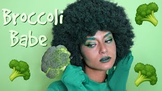 BROCCOLI BABE Halloween Tutorial 2019 | Afro Inspired Costumes