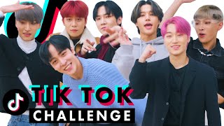 K-Pop Group ATEEZ Takes On Our TikTok Challenge Challenge! | Cosmopolitan