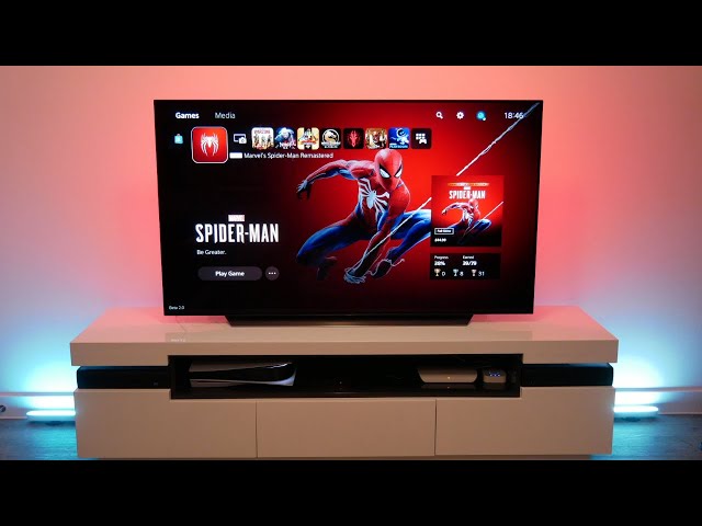 LG C2 42 + Philips Hue Play Sync + Ratchet & Clank PC : r/OLED_Gaming