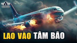 Lao Vào Tâm Siêu Bão Cháy Cả 2 Động Cơ! Máy Bay Indo Hạ Cánh Siêu Phàm Xuống Sông