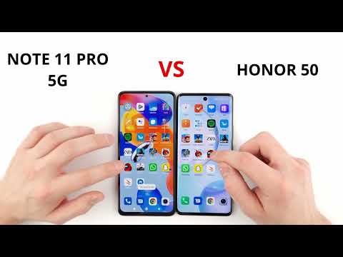Xiaomi Redmi Note 11 Pro 5G vs Honor 50 SPEED TEST