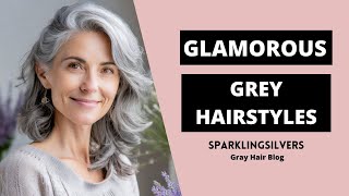 50 Short Gray Hairstyles | SPARKLINGSILVERS