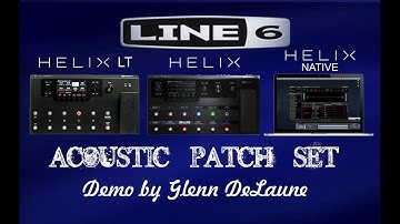 Helix Acoustic Simulations Patches - by Glenn Delaune