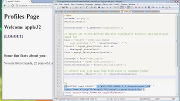 PHP & MySQL Register User Login part 7 of 8