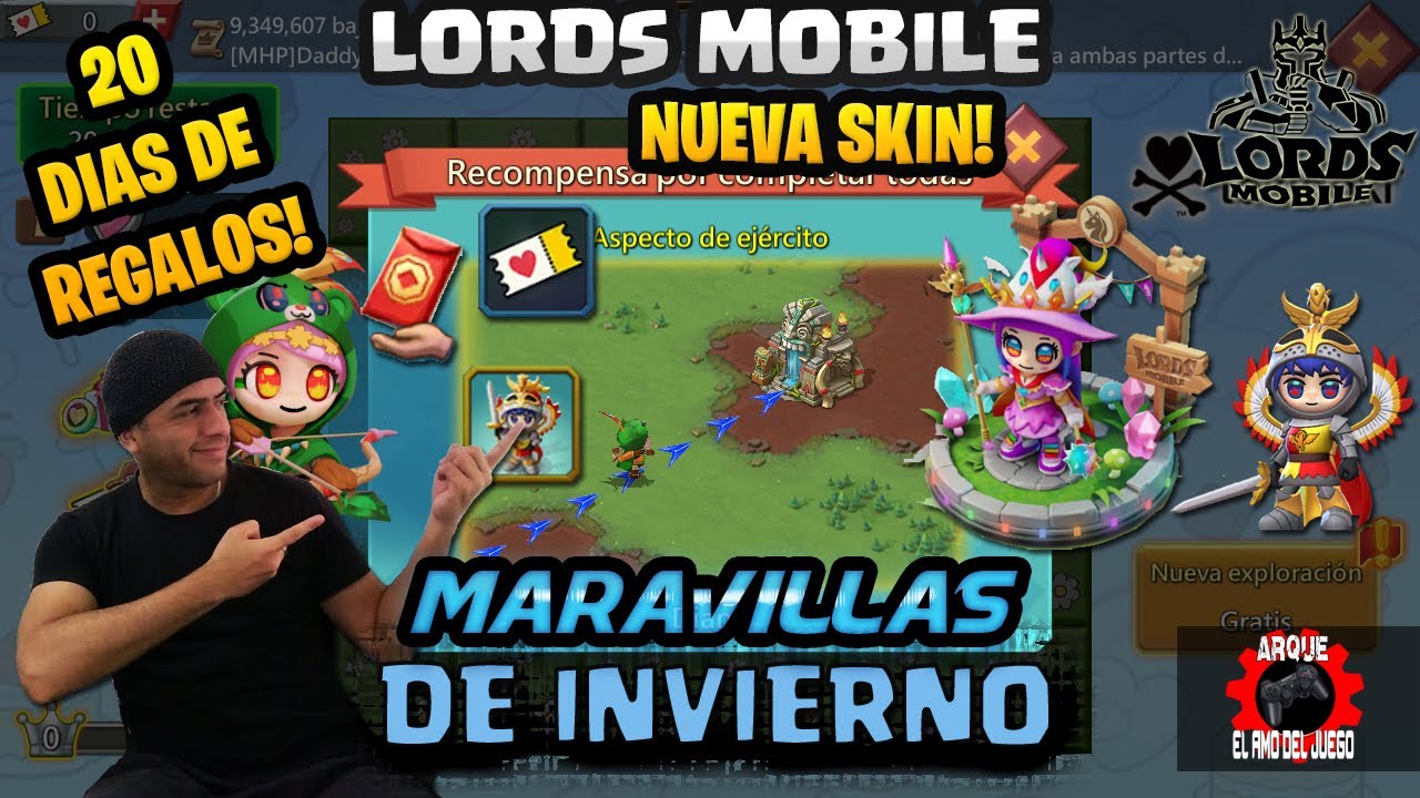 MARAVILLAS DE INVIERNO NUEVOS EVENTOS ARQUE LORDS MOBILE 🤩✅🎀🎁