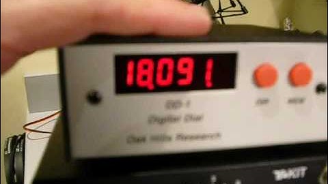 A digital dial for the Heathkit HW 9 and other  radios