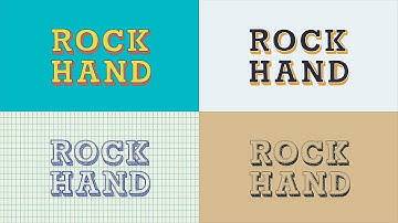 ROCKHAND - Animated Typeface