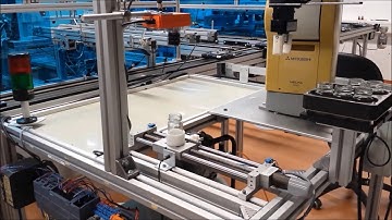Mitsubishi Robotic Arm controlled by a siemens S7 1200 plc