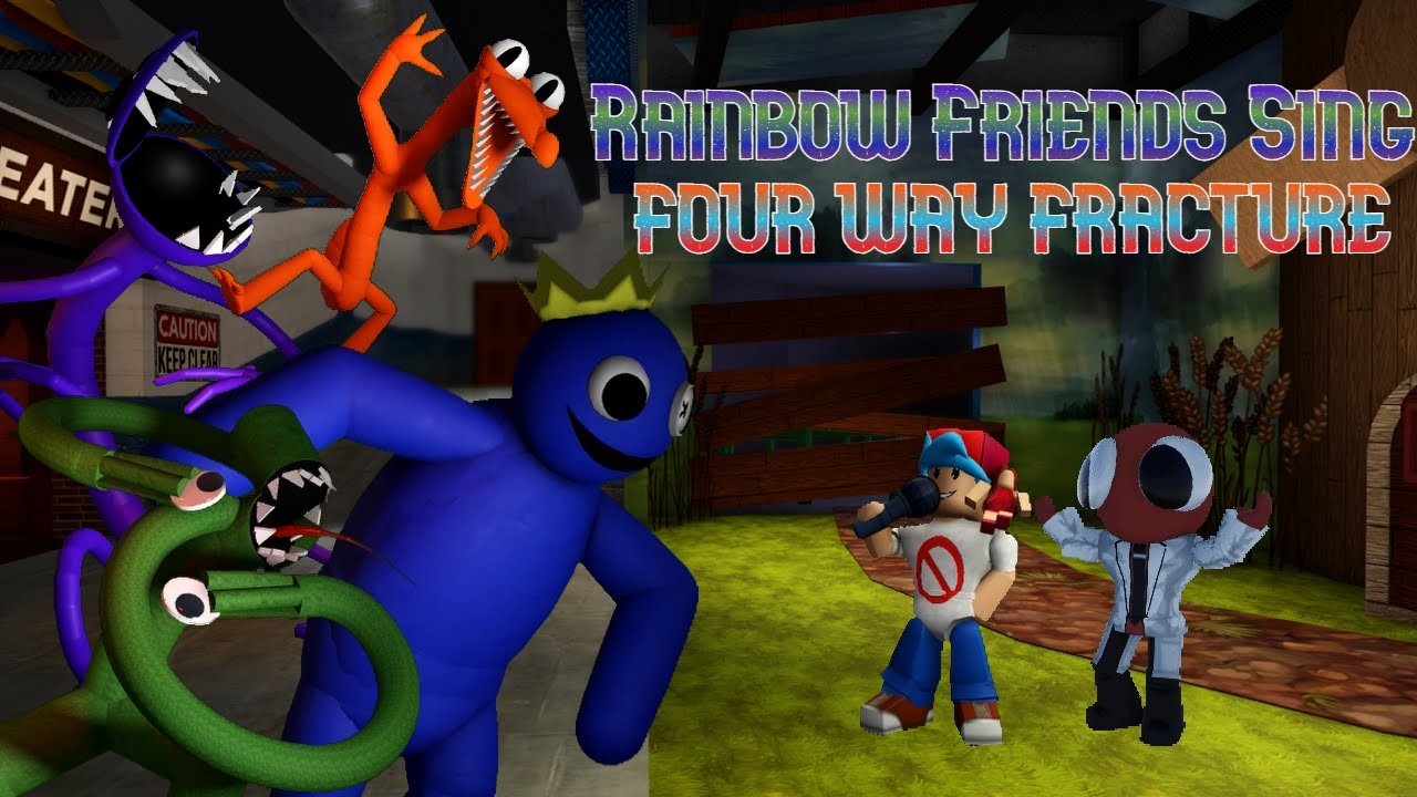 FNF Rainbow Friends sings Four Way Fracture Mod - Play Online Free - FNF GO