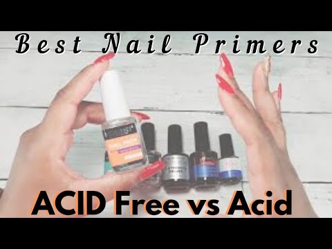 BEST Nail Primer | Review | ACID Primers vs ACID FREE Explained  #gelnailsathone - YouTube