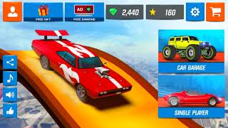 Jogos de carros de acrobacias de carros jogos de corrida de carros trilhas impossíveis screenshot 1