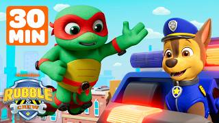 PAW Patrol / Teeny Mutant Ninja Turtles EPIC Crossover Compilation! | Rubble & Crew