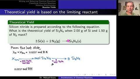Reaction Yields, Part 2 | OpenStax Chemistry 2e 4.4