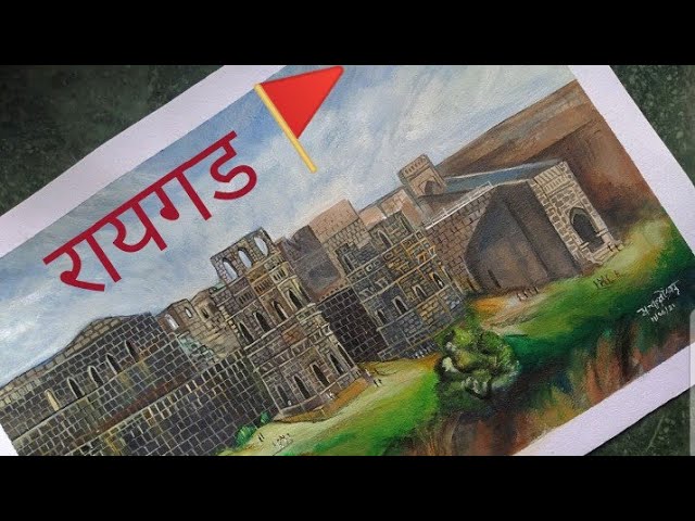 Raigad Fort 3 Tapestry by Uma Krishnamoorthy  Fine Art America