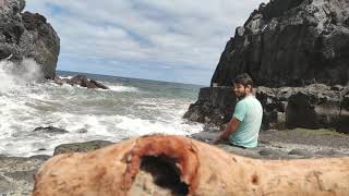 Fenais Da Ajuda Miguel watching the waves