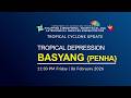 Press Briefing: Tropical Depression BASYANG {PENHA} issued at 11:30 PM | February 6, 2026 - Friday