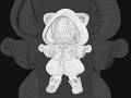 블렌더 2d 캐릭터 턴테이블 #blender #b3d