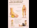 Your foot might be the hidden reason behind your back pain 👣BackPain #FootHealth #Posture #Physio