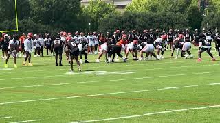 DJ Turner with coverage on Andrei Iosivas on deep ball from Joe Burrow 
