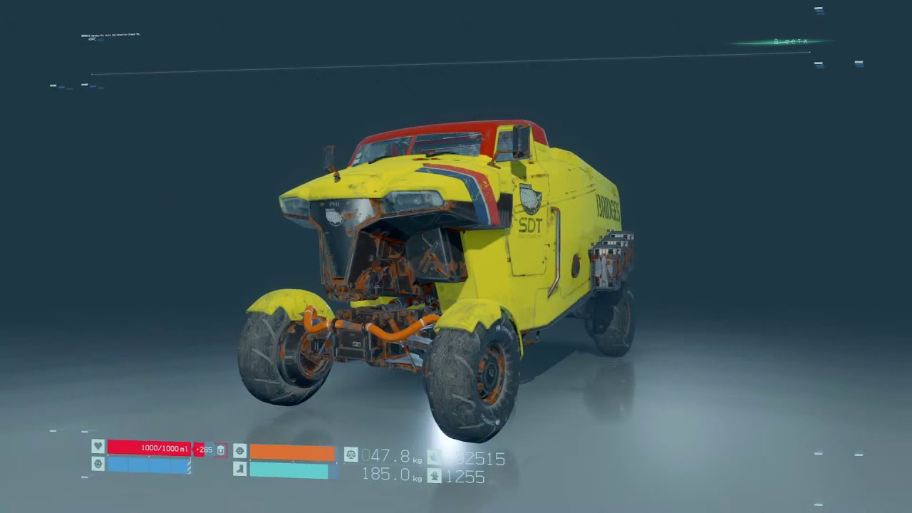 Death stranding машина
